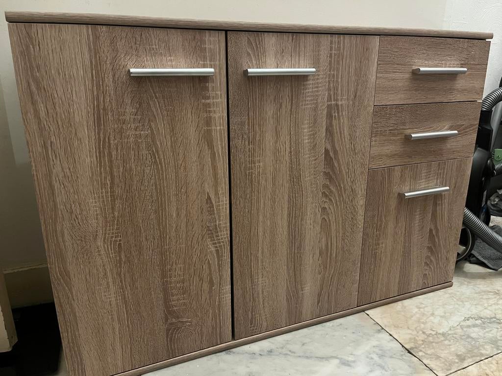 Deuba Dressoir (laag kledinkast), Huis en Inrichting, Kasten | Dressoirs, Ophalen, Gebruikt, 25 tot 50 cm, Met deur(en)