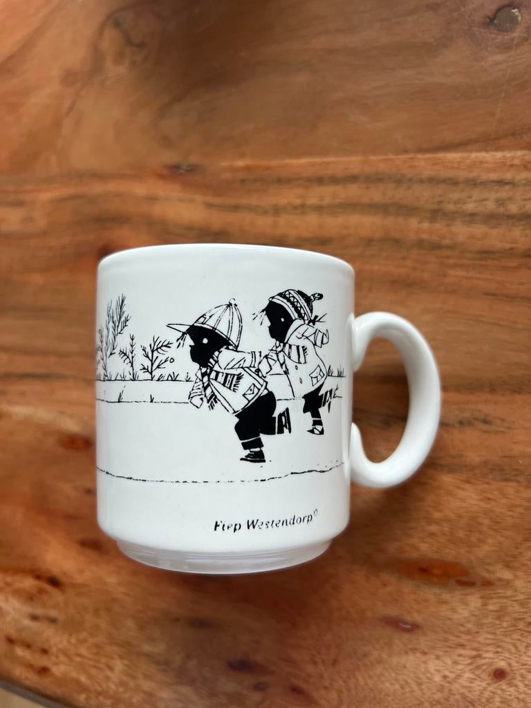 Fiep Westendorp Jip en Janneke servies setje, Huis en Inrichting, Ophalen, Steen/keramiek, Wit, Overige merken