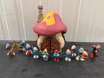 Smurfen + huis, Verzamelen, Smurfen, Ophalen of Verzenden, Gebruikt, Verschillende Smurfen, Poppetje, Figuurtje of Knuffel