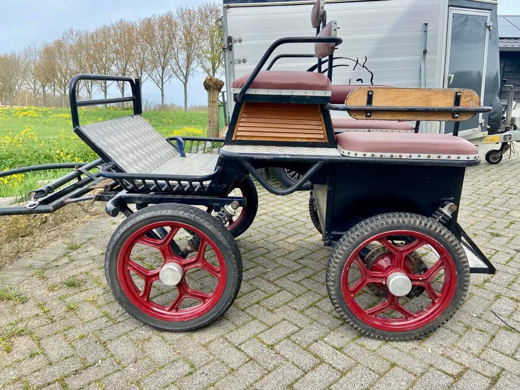 Men/recreatie wagen, Dieren en Toebehoren, Rijtuigen en Koetsen, Gebruikt, Marathonwagen, Paard of Pony