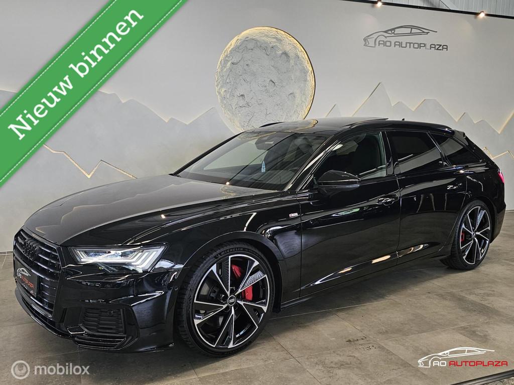 Audi A6 Avant 55 TFSI e quattro 3x S-line Competition Panora, Auto's, Audi, Automaat, Zwart, 4 cilinders, Zwart