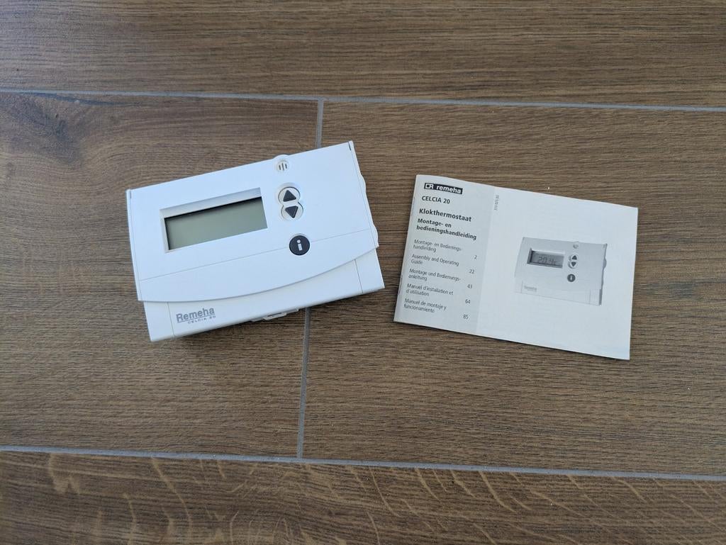 Remeha Celcia 20 Klokthermostaat - nieuw ongebruikt, Ophalen of Verzenden, Nieuw