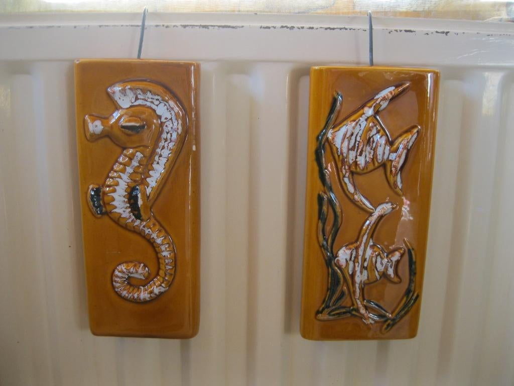 Vintage radiator bakjes in keramiek, Ophalen of Verzenden
