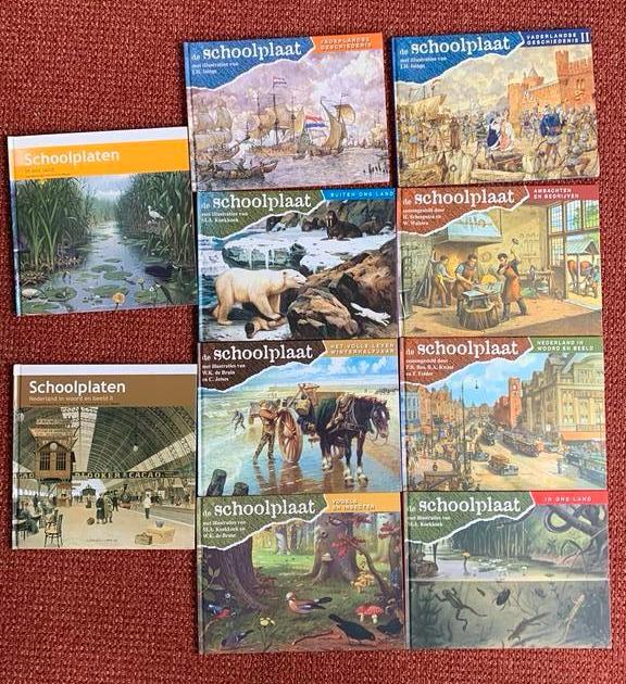 Schoolplaat schoolplaten educatieve boeken, Boeken, Ophalen of Verzenden, Zo goed als nieuw