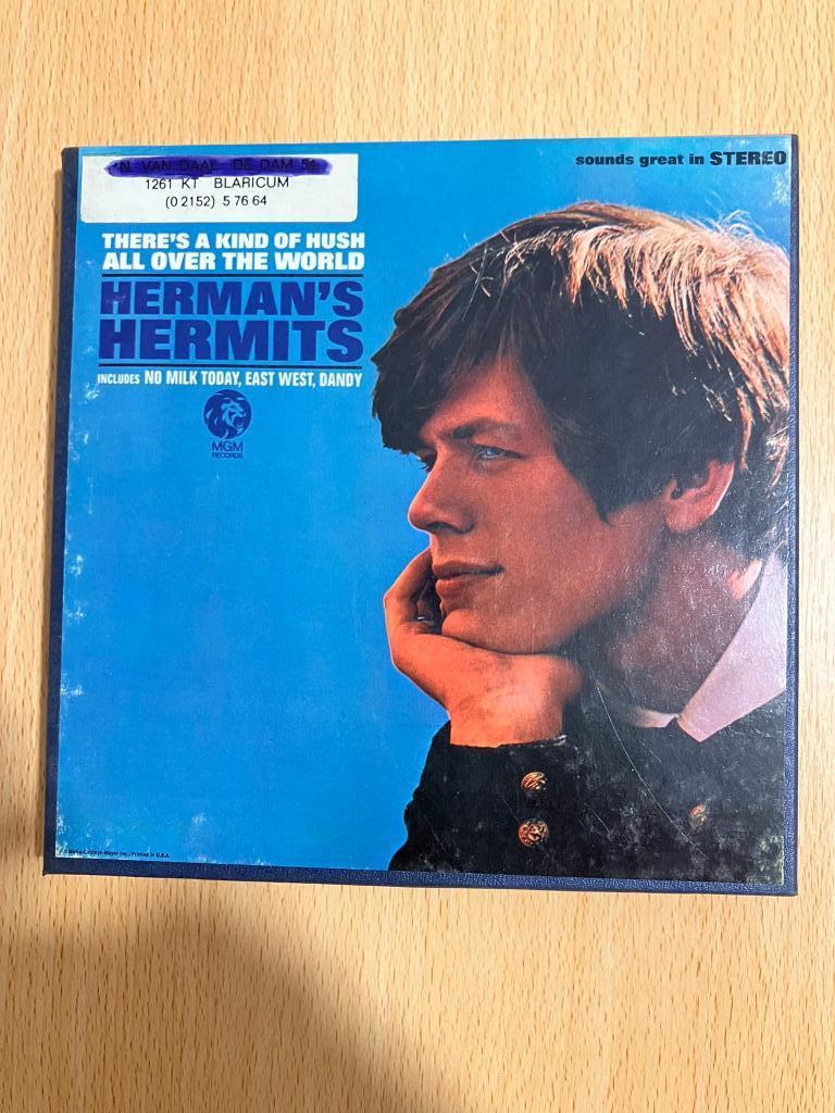 4 track band ampex origineel Herman Hermits, Ophalen of Verzenden, Bandrecorder, Met banden