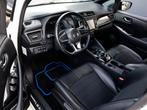 Nissan Leaf Tekna 40 kWh Dealer-Onderh BOVAG-Garantie NL-Aut, 12 maanden, Gebruikt, Zwart, Leder en Stof