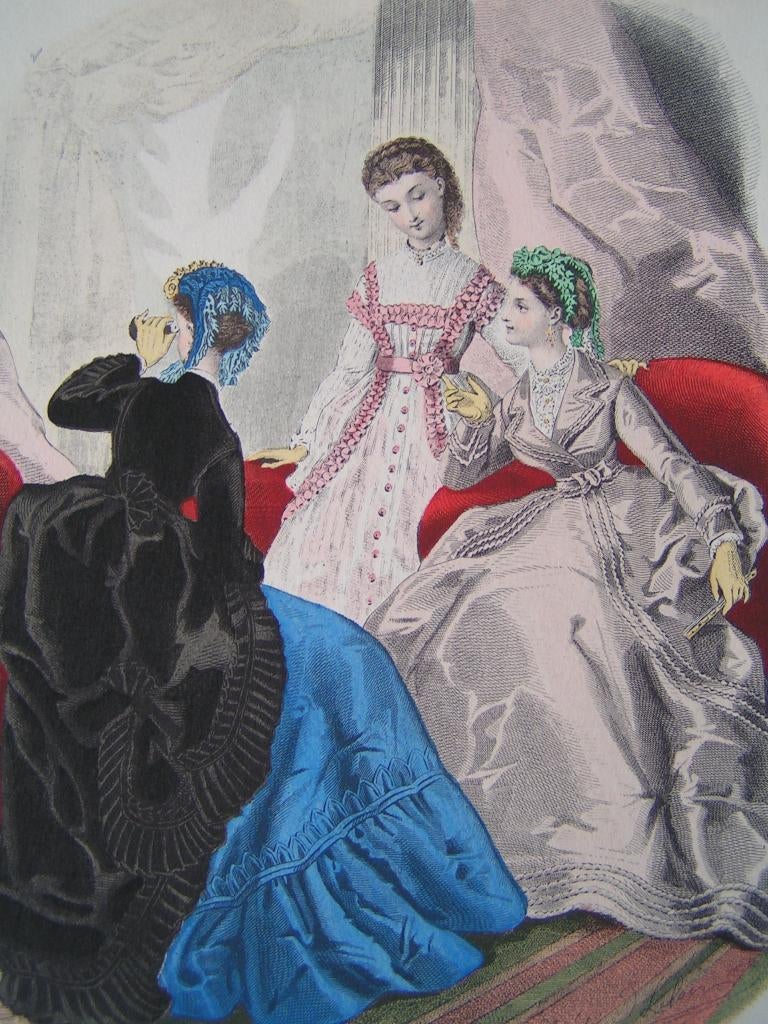 prent gravure La Mode Illustrée XX 172, Verzenden