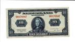 10 gulden 1943 Wilhelmina, Verzenden, 10 gulden