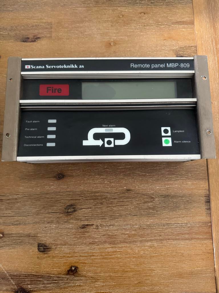 Servoteknikk  MBP-809 Fire Alarm Remote Panel MBP-91230-1, MBP, Gebruikt, Overige typen, Ophalen of Verzenden