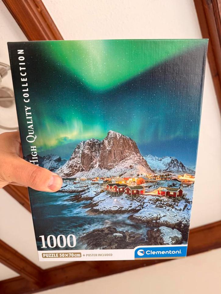 Clementoni Puzzel Lofoten Eilanden - 1000 stukjes, Hobby en Vrije tijd, Denksport en Puzzels, Nieuw, Legpuzzel, 500 t/m 1500 stukjes