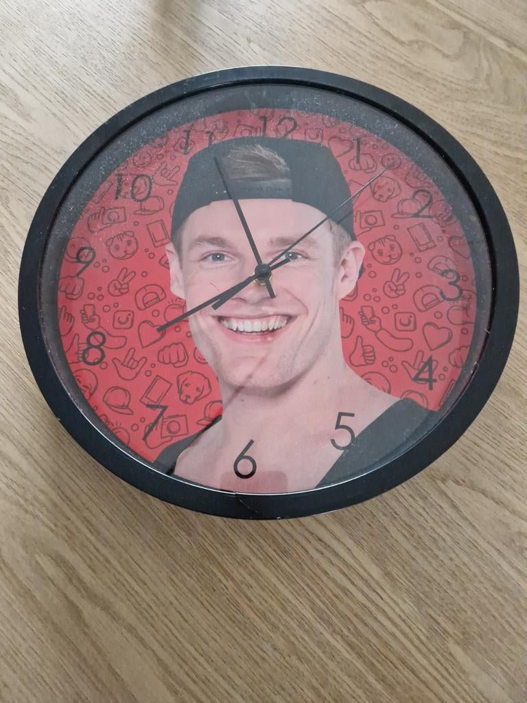 Wandklok Enzo Knol / knolpower, Huis en Inrichting, Ophalen, Gebruikt, Analoog, Wandklok