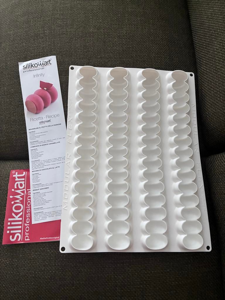 Silikomart Modular Flex Infinity Siliconen Bakvorm, Overige typen, Nieuw, Ophalen of Verzenden, Wit