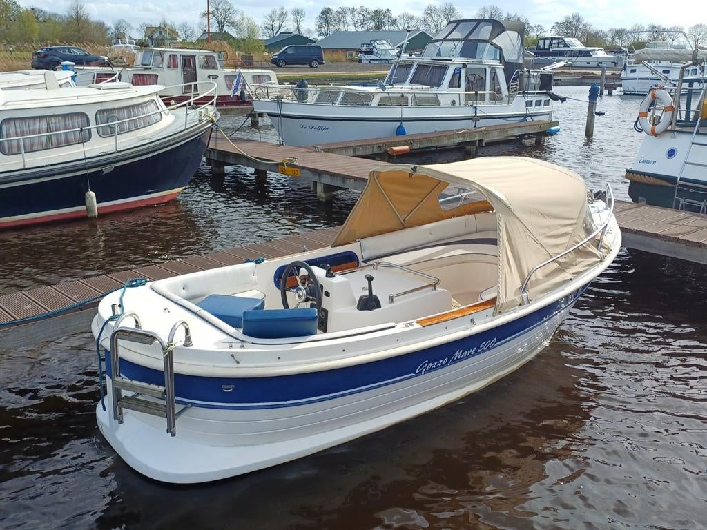 Sloep Gosso Mare 500, Watersport en Boten, Ophalen, 10 tot 30 pk, Binnenboordmotor, Diesel