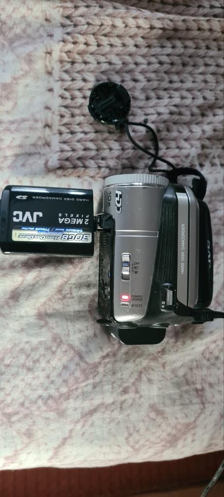JVC HDD 30GB camera met originele toebehoren, Audio, Tv en Foto, Videocamera's Digitaal, Harde schijf, JVC, 20x of meer, Ophalen of Verzenden