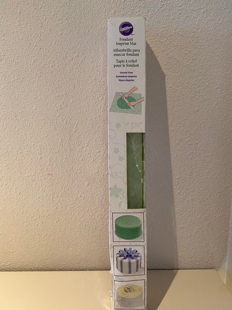 Wilton fondant imprint mat, Ophalen of Verzenden, Zo goed als nieuw, Bakvorm