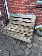 2x Pallet bank - Stevige houten tuinbanken, Ophalen, Gebruikt, 150 tot 200 cm, Tweepersoons
