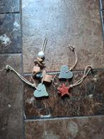 Decoratieve hangers: hartjes, ster en kralen van zeep, Ophalen of Verzenden, Gebruikt