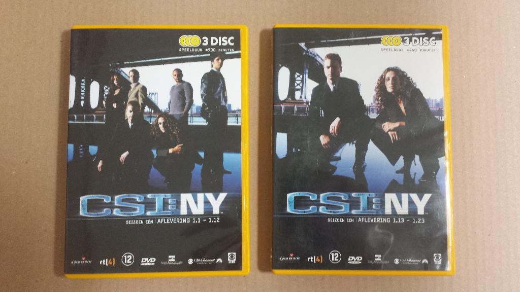DVD's - CSI New York seizoen 1, Boxset, Ophalen of Verzenden, Zo goed als nieuw, Vanaf 12 jaar