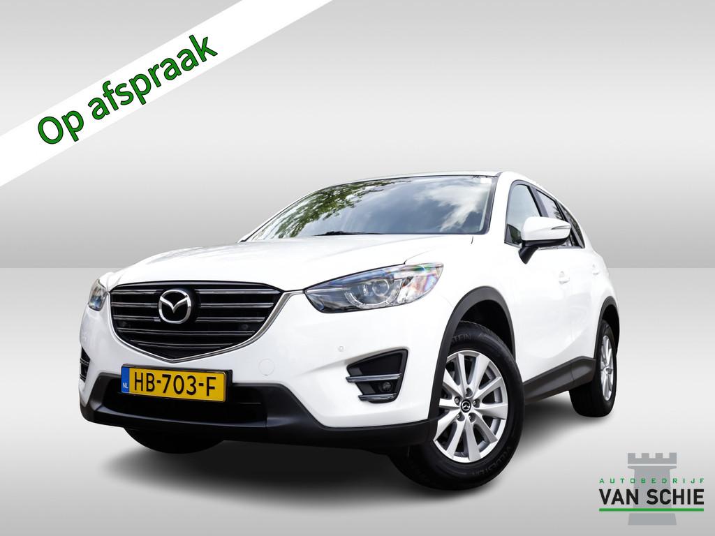 Mazda CX-5 2.0 SkyActiv-G 165 TS+ 2WD 2e-Eig & Dealer-Onderh, Auto's, 4 cilinders, Wit, Bedrijf, Lederen bekleding