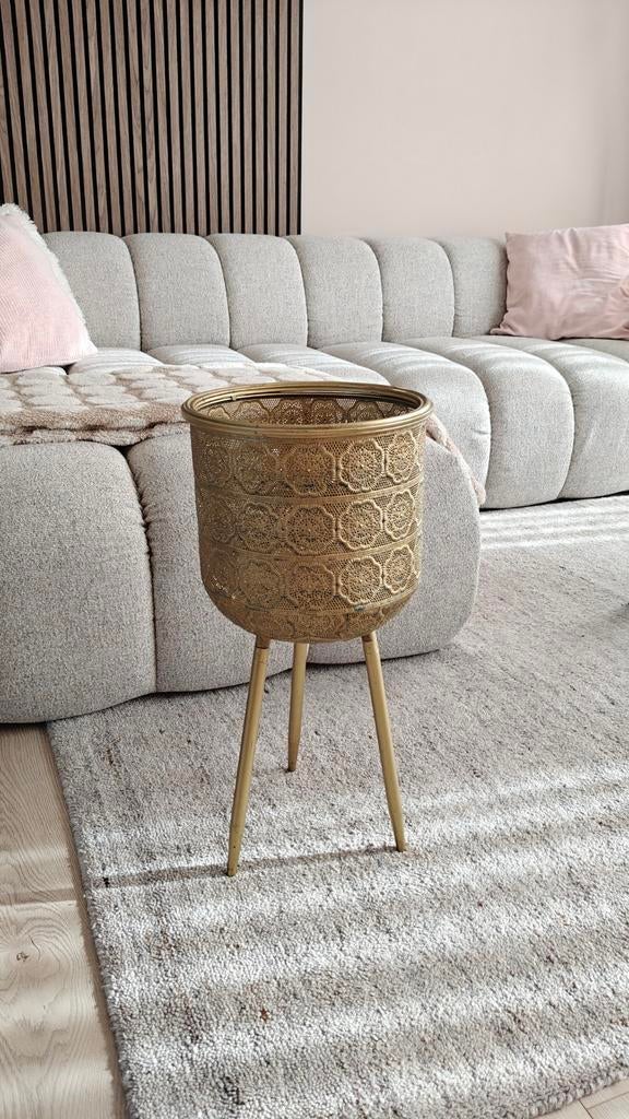 Dutchbone Botanique bloempot/plantenbak, Ophalen, Minder dan 60 cm, Rond, Zo goed als nieuw