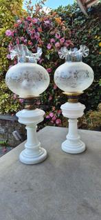 Olielamp 2 olielampen staand., Ophalen of Verzenden