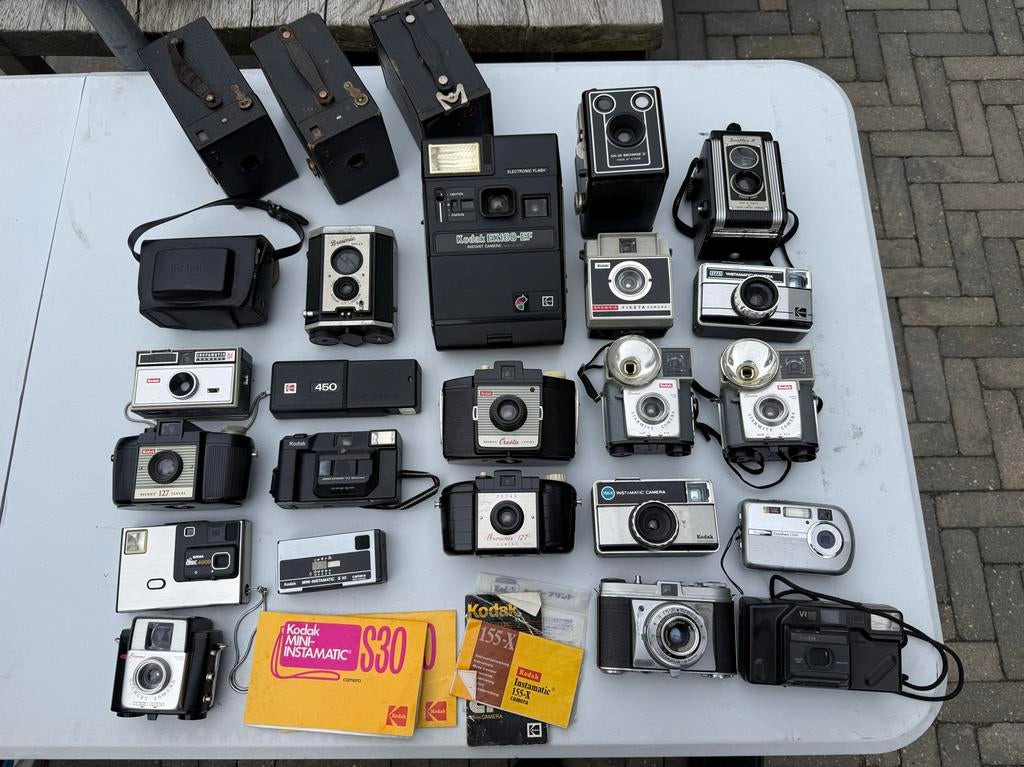 Diverse vintage Kodak camera's, Ophalen of Verzenden, Gebruikt, Compact, Kodak