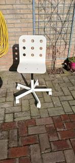 Witte bureaustoel  gratis, Huis en Inrichting, Ophalen, Gebruikt, Wit