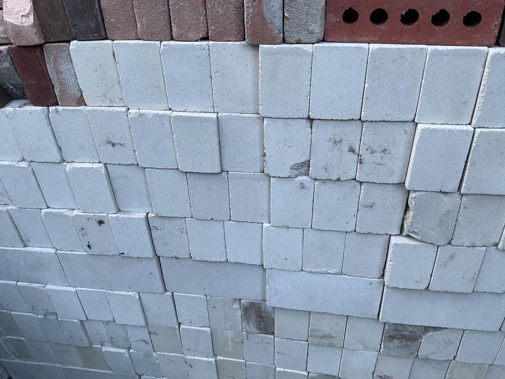 Kalkzandsteen dik formaat 20x10x7, Ophalen, Gebruikt, Kalkzandstenen