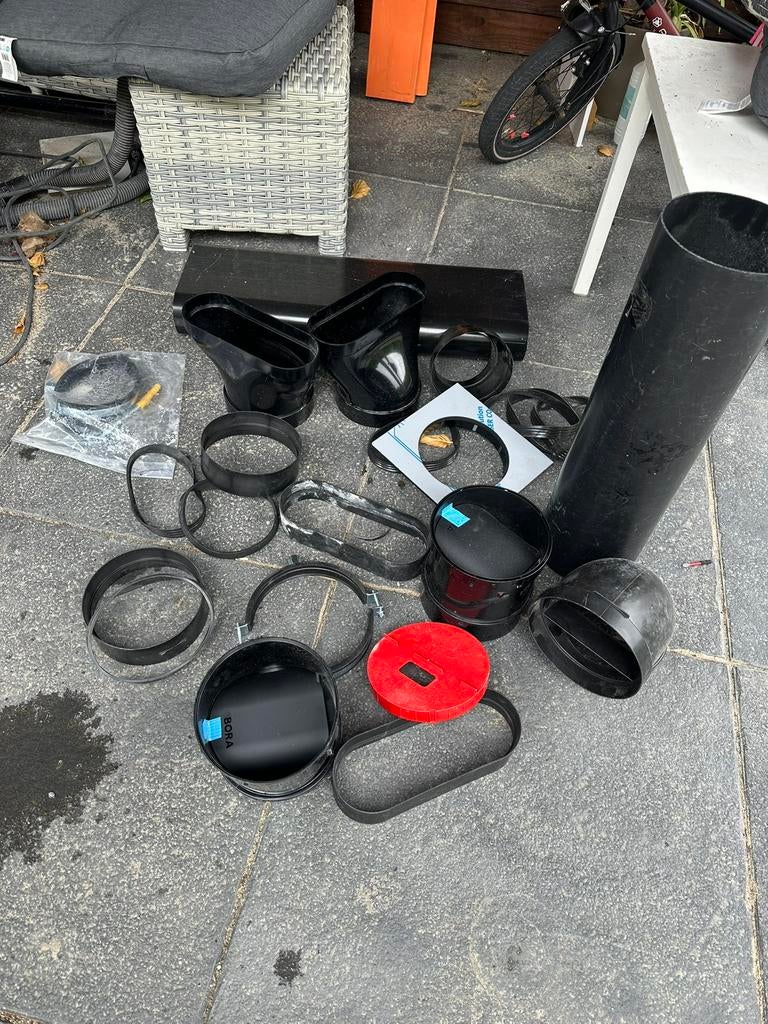 Bora afzuig systeem buiten afvoer, Ophalen of Verzenden, Zo goed als nieuw, Afzuiger