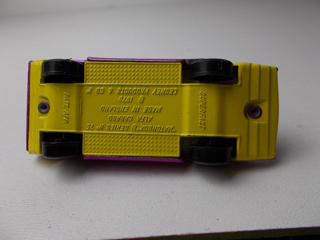 1970 Matchbox Series No. 75 ALFA CARABO I.g.st., Ophalen of Verzenden, Zo goed als nieuw, Auto, Matchbox