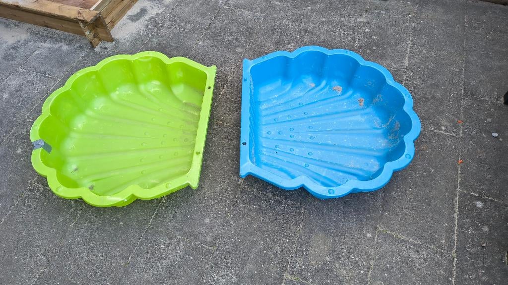 zandbak schelp, Ophalen, Gebruikt