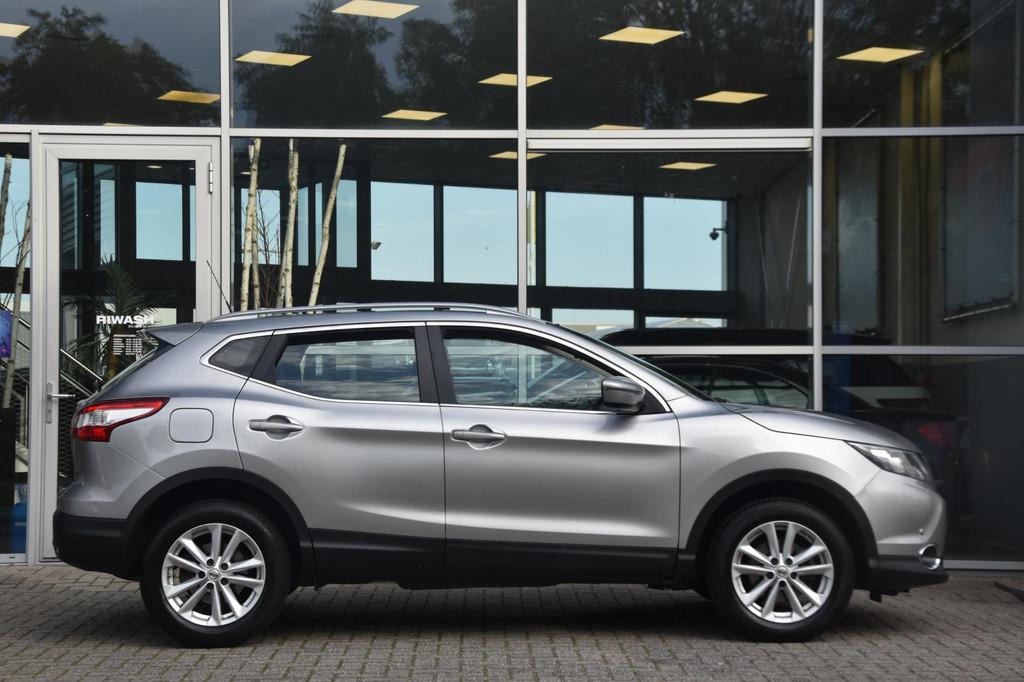 Nissan Qashqai 1.2 Acenta Airco Pdc Pano. dak NAP Nette Auto, Voorwielaandrijving, Stof, Gebruikt, 4 cilinders