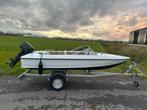 Mooie speedboot incl trailer, buitenboordmotor,stuursysteem, Ophalen, Gebruikt, Minder dan 70 pk, 3 tot 6 meter