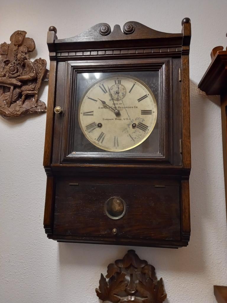 Mooie antieke klok eind 19e eeuw, Ophalen