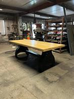 Zware eettafel, Ophalen of Verzenden, Rechthoekig, 200 cm of meer, 50 tot 100 cm