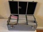 Aluminium CD, DVD Koffer met Hoesjes, Gebruikt, 150 discs of meer, Ophalen of Verzenden, Metaal