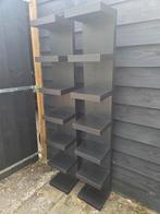 Ikea lack wandrek: twee donkere boekenkasten, Ophalen, 50 tot 100 cm, Zo goed als nieuw, 150 tot 200 cm