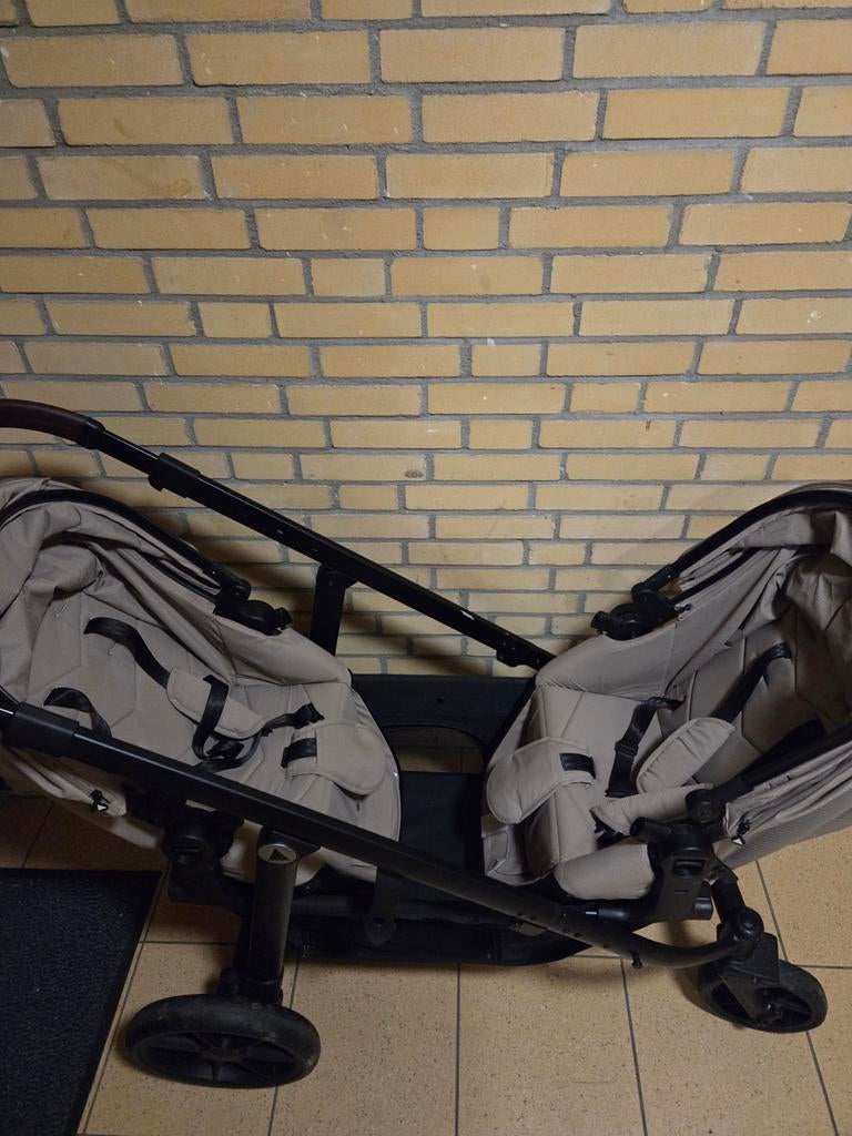Topmark duo kinderwagen beige, Gebruikt, Verstelbare rugleuning, Ophalen, Overige merken