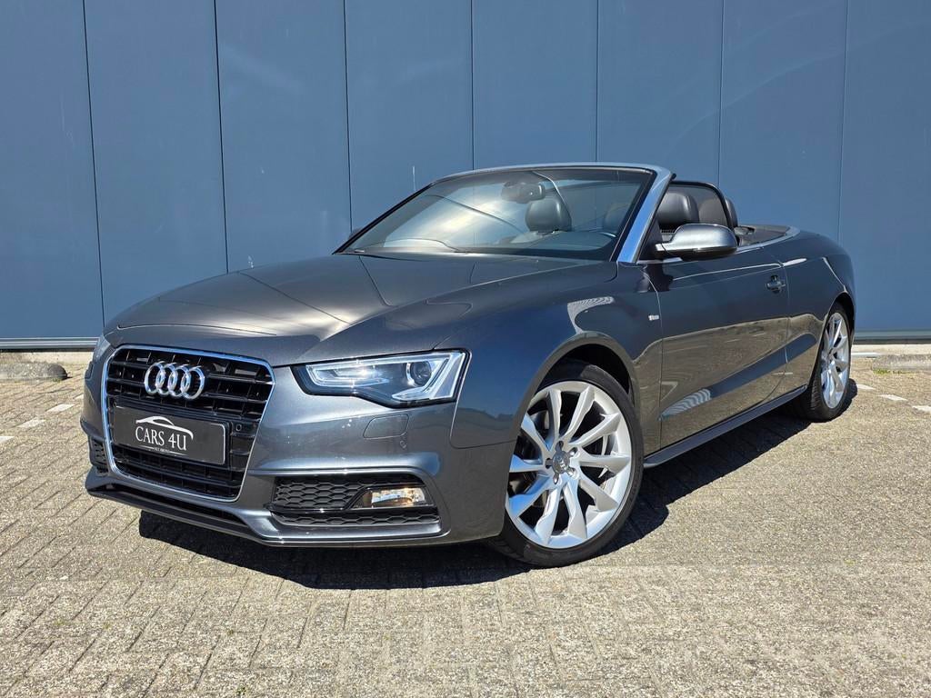 Audi A5 Cabriolet 1.8 TFSI S-line B&O Sport leer DAB, Auto's, Gebruikt, 4 cilinders, Cabriolet, 4 stoelen
