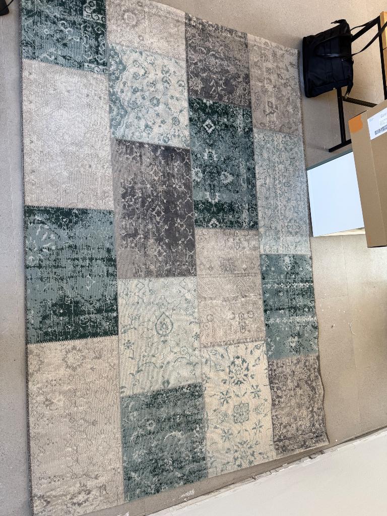 Vloerkleed Lifa living, Ophalen, Grijs, 150 tot 200 cm, 200 cm of meer