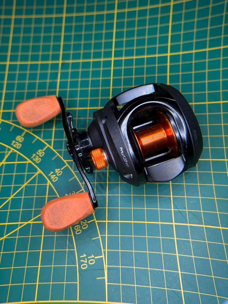 Mitchel reel, Watersport en Boten, Hengelsport | Algemeen, Zo goed als nieuw, Molen, Ophalen of Verzenden