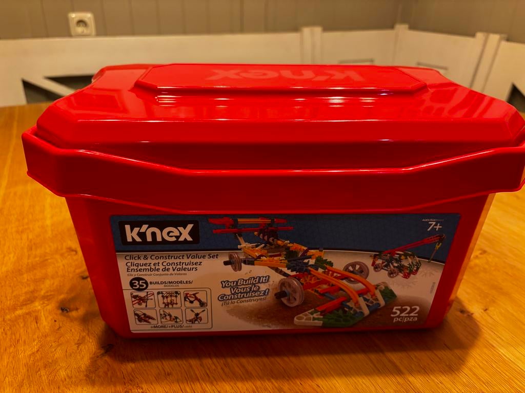 K'nex Click & Construct Value Set - 522 onderdelen, Ophalen of Verzenden, Zo goed als nieuw, K'nex