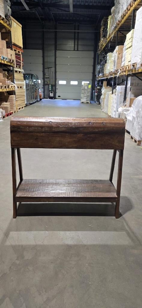 vintage teakhouten bok, Ophalen, Zo goed als nieuw