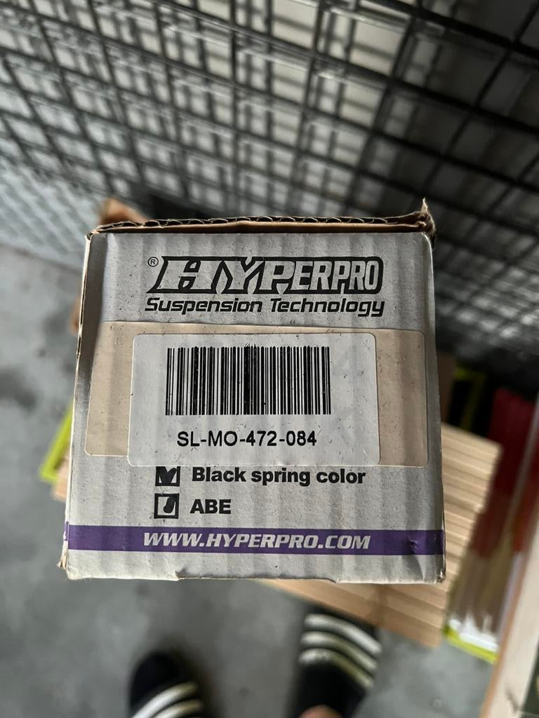 Hyperpro schokbreker 8.4kg/mm motor zwart, Motoren, Ophalen of Verzenden