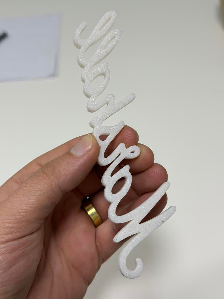 Marshall Logo 3D Embleem Wit 15cm 3D Geprint Nieuw 6” inch, Nieuw, Ophalen of Verzenden, H, H
