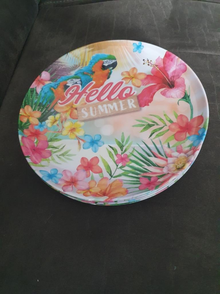 Eetborden camping, Ophalen of Verzenden, Zo goed als nieuw