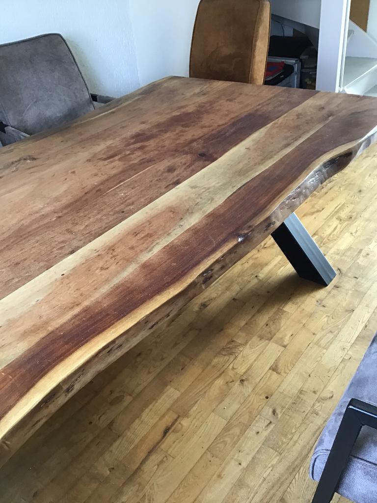 Eethoektafel, Ophalen, Gebruikt, Eikenhout, 200 cm of meer