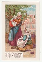 Reclame.  Cacao Bensdorp.  Amsterdam.  Meisje met konijn., Verzenden, Voor 1920, Ongelopen, Overige thema's