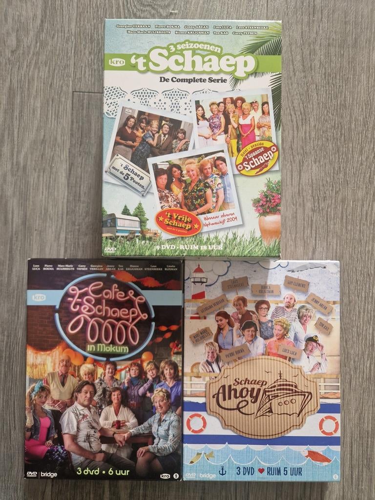 Het Schaep Complete Serie + Cafe 't Schaep + Schaep Ahoy, Cd's en Dvd's, Gebruikt, Alle leeftijden, Ophalen of Verzenden, Boxset