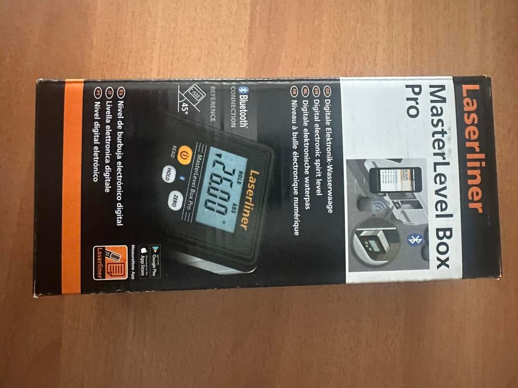 Digitale elektronische waterpas Laserliner, Ophalen of Verzenden, Zo goed als nieuw